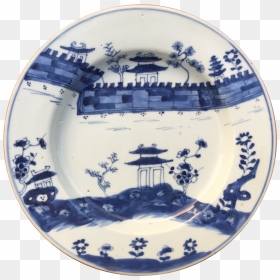 Porcelain Kangxi , China - Great Wall Of China Porcelain, HD Png Download - white plate png