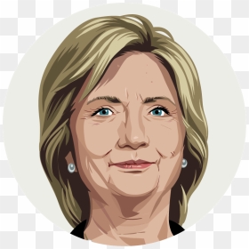 Hillary Transparent Trump - Hillary Clinton, HD Png Download - hillary clinton face png