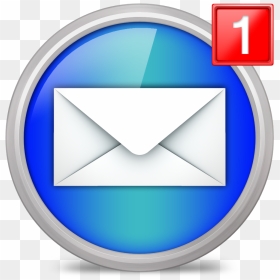 New Email Interface Symbol Of Closed Envelope Back - Transparent Email Notification Icon, HD Png Download - email symbol png