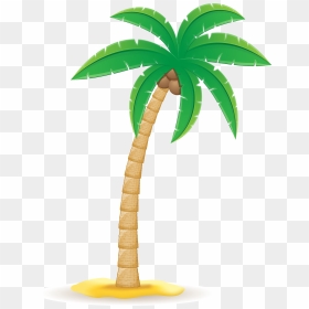 Coconut Arecaceae Clip Art - Clip Art Coconut Tree Png, Transparent Png - wood background png