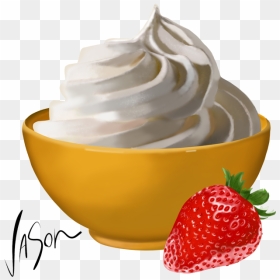 Whipped Cream , Png Download - Bowl Of Whipping Cream Png, Transparent Png - whipped cream png