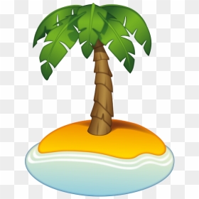 Iphone Palm Tree Emoji Png, Transparent Png - palm tree emoji png