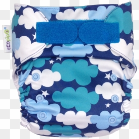 Pañal Estampado Unitalla Nubes - Pañal Ecopipo Nubes, HD Png Download - diaper png
