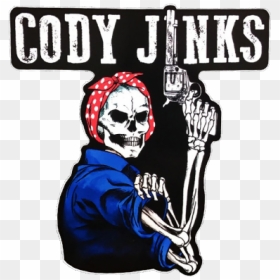 Merch - Cody Jinks Stickers, HD Png Download - rosie the riveter png