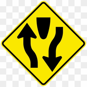 Roadsign Vector Highway Texas - Divided Highway Sign Png, Transparent Png - highway sign png