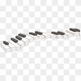 Piano Musical Keyboard Cartoon - Cartoon Piano Keys Png, Transparent Png - piano keys png