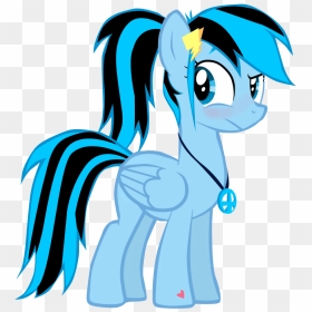 My Little Pony Rainbow Dash Hairstyle, HD Png Download - ponytail png