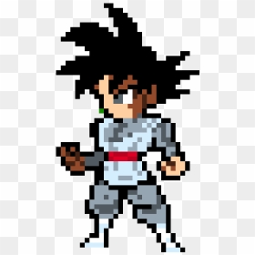 Goku Black Pixel Art, HD Png Download - goku black png