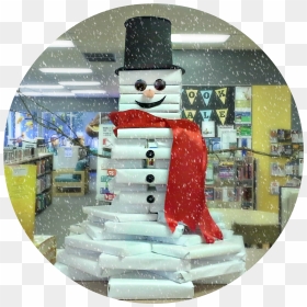 Frosty The Book Snowman A Holiday Library Display - Christmas Day, HD Png Download - frosty the snowman png