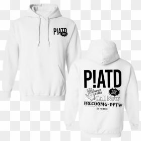 White Call Now Tour Hoodie - P Atd White Hoodie, HD Png Download - call now png