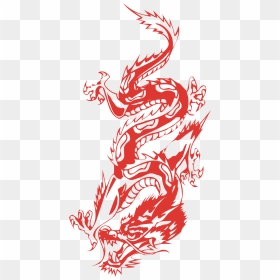 Japanese Dragon Clip Art Hand Painted Style - Transparent Japanese Dragon Png, Png Download - skyrim dragon png