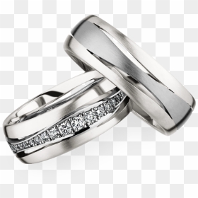 Silver Ring Png Image - Silver Wedding Rings Png, Transparent Png - engagement ring png