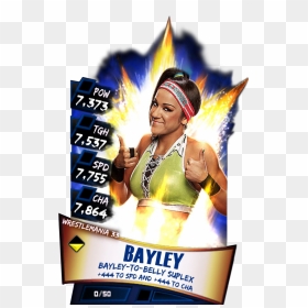 Bayley S3 14 Wrestlemania33 - Alexa Bliss Wwe Supercard, HD Png Download - bayley png