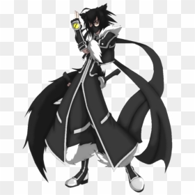 Bbcp Character Select Hayate Shadow By Nightmarezenuki-d5i5tjm - Blazblue Fan Made Characters, HD Png Download - anime character png