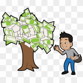 Tree Bearing Money, HD Png Download - money tree png