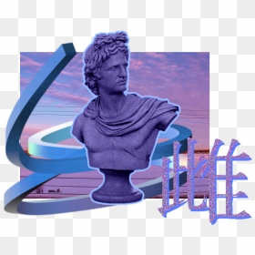 Png Mine Vaporwave Art "art - Vapor Wave Png Statue, Transparent Png - vaporwave statue png