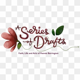 A Series Of Drafts - Calligraphy, HD Png Download - plumeria png