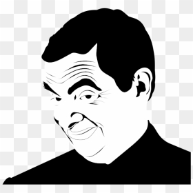Mr Bean Black And White , Png Download - Png Cartoon Black And White, Transparent Png - bean boozled png