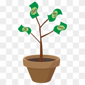 Flowerpot, HD Png Download - money tree png