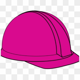 Construction Clipart Hard Hat - Pink Hard Hat Clip Art, HD Png Download - construction hat png