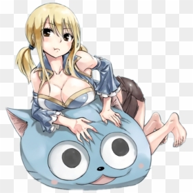 #anime #happy #lucy #heartfilia #fairy #tail #oppai - フェアリー テイル ルーシィ 画像, HD Png Download - lucy heartfilia png