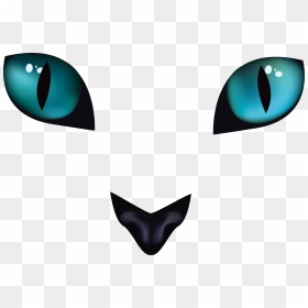 Cats Eye Horrible Black Cat Transprent Png - Cat Eyes Transparent Background, Png Download - cat eyes png