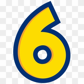 Transparent Background Number 6 Png, Png Download - yellow circle png