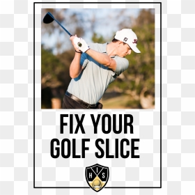 Fix Your Golf Slice - Speed Golf, HD Png Download - golfer png