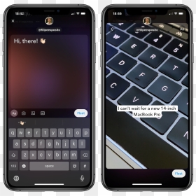 Iphone Messages Dark Mode, HD Png Download - instagram like png