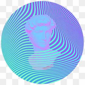 Circle, HD Png Download - vaporwave statue png