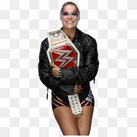 Wwe Ronda Rousey Transparent - Ronda Rousey Raw Women's Champion, HD Png Download - ronda rousey png
