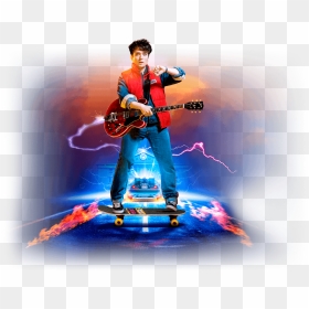 Marty - Back To The Future Musical Manchester Cast, HD Png Download - back to the future png