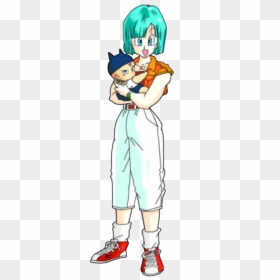 Bulma And Baby Gohan, HD Png Download - bulma png
