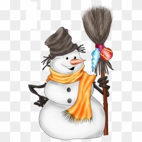 Chirstmas Clip Art Of Snowman - Clipart Draw Snowman, HD Png Download - frosty the snowman png