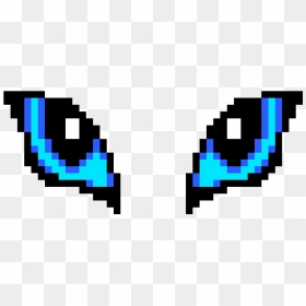 Blue Cat Eyes - Demon Eye Pixel Art, HD Png Download - cat eyes png