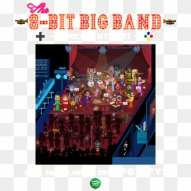 Poster Art Trans - 8 Bit Big Band, HD Png Download - 8 bit heart png