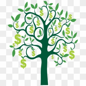 Money Tree - Peach Tree Clipart, HD Png Download - money tree png