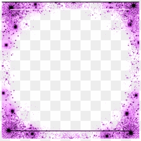 Mq Purple Glitter Frame Frames Border Borders - Purple And Pink Border, HD Png Download - glitter border png