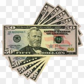 Money $250 , Png Download - 50 Dollar Bill Front And Back, Transparent Png - dollars png