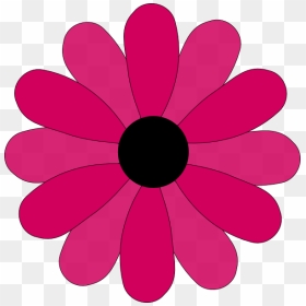 6 Petals Daisy Flower Clipart - Ios Gallery Icon Png, Transparent Png - pink rose petals png