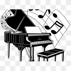 Piano Clipart, HD Png Download - piano keys png