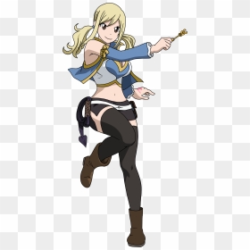 Lucy Heartfilia Drawing Full Body , Png Download - Fairy Tail Drawing Lucy, Transparent Png - lucy heartfilia png