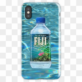 Vaporwave Fiji Water Bottle, HD Png Download - fiji water png