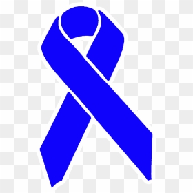 Blue Awareness Ribbon Sticker - Blue Awareness Ribbons Transparent, HD Png Download - awareness ribbon png