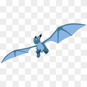 Transparent Dragon Png Images - Blue Dragon Flying Png, Png Download - skyrim dragon png