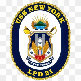Uss New York Coa - Uss New York (lpd-21), HD Png Download - twin towers png