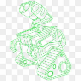 Transparent Great Wall Clipart - Wall E Coloring Book, HD Png Download - wall-e png