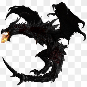 #alduin #skyrim #elderscrollsv - Skyrim Alduin Png, Transparent Png - skyrim dragon png