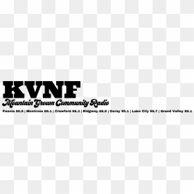 Kvnf Public Radio Logo - Calligraphy, HD Png Download - white twitter png