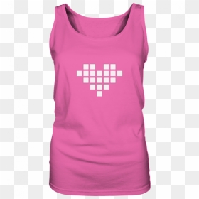 Azalea - Sleeveless Shirt, HD Png Download - 8 bit heart png